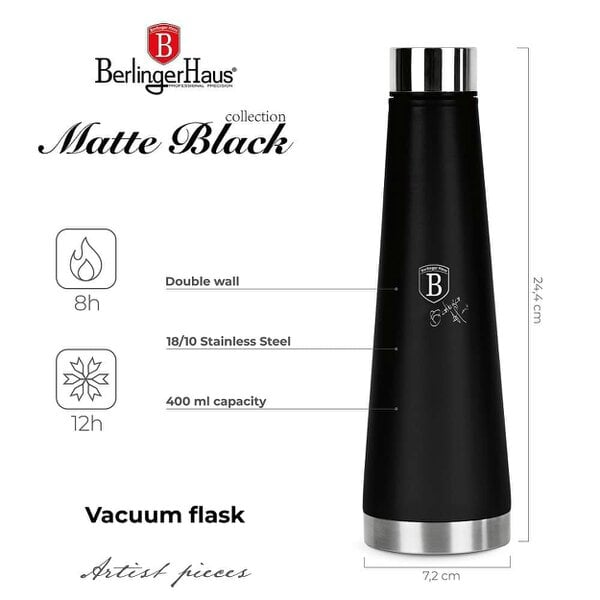 Berlinger Haus Vacuum flask, bottle shape, 0,4L Berlinger Haus BH8750