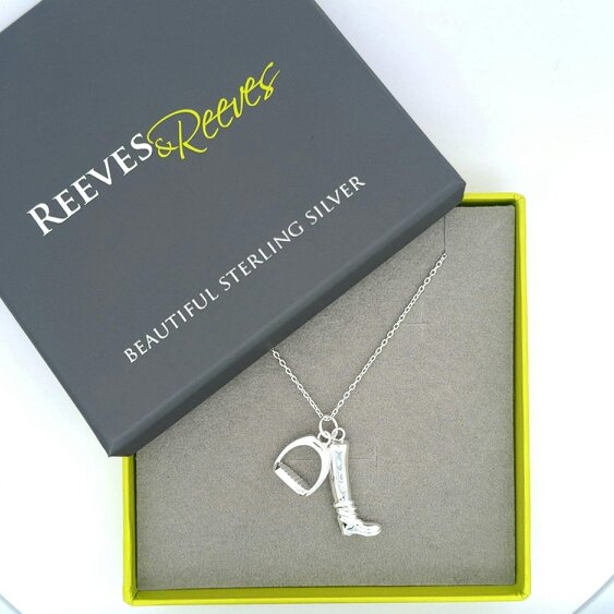 Reeves & Reeves Supersize Boot and Stirrup Necklace