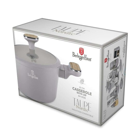 Berlinger Haus Casserole 20 cm  Berlinger Haus BH8338 | Taupe Nordic