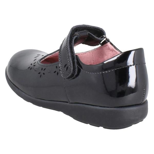 Start-rite Girls Startrite Flower Punch Detail T-Bar School Shoes Charlotte