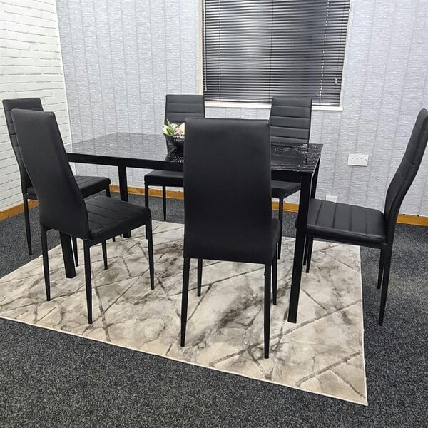 Kosy Koala Dining Table Set with 6 Chairs Dining Room, and Kitchen table set of 6