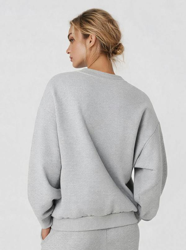 Anniou Oversized Crewneck Sweatshirt