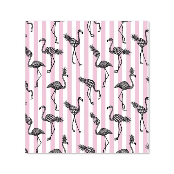 Warren Reed - Designer Pineapple Flamingo Kitchen Splashback