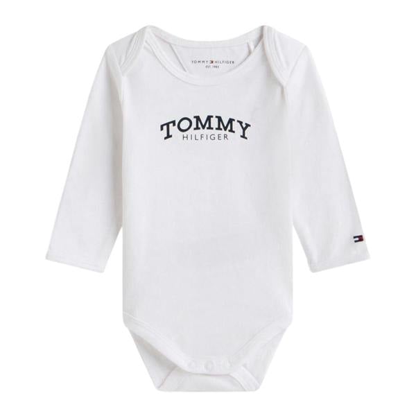 Tommy Hilfiger Baby Regular Long-Sleeved Bodysuit - White - 