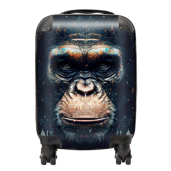 Warren Reed Gorilla Face Splashart Suitcase