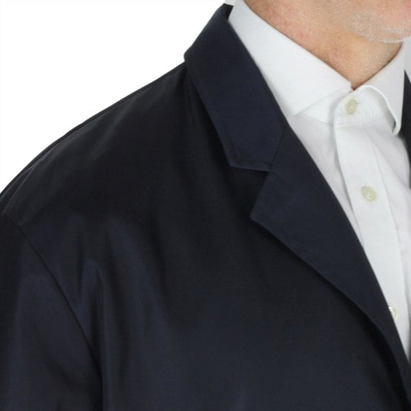 Dunhill luxurious mac in a dark midnight blue