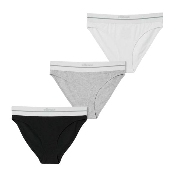 Ellesse Womens/Ladies Solofra Briefs (Pack of 3) - Multicoloured - 