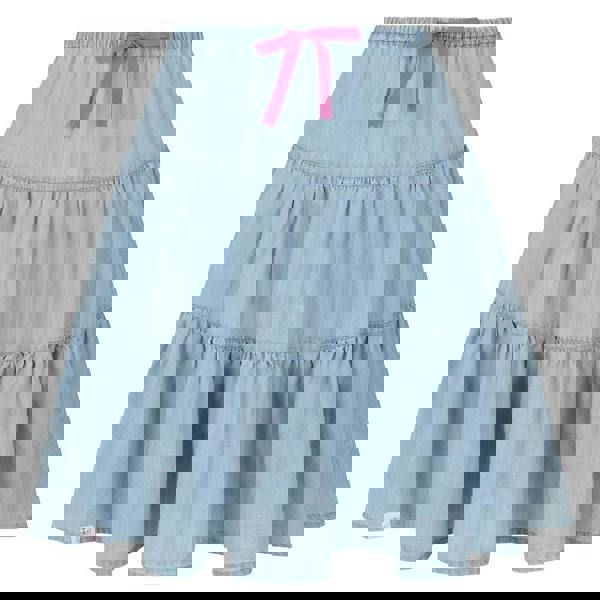 Lazy Jacks Girls Drawstring Skirt - Denim