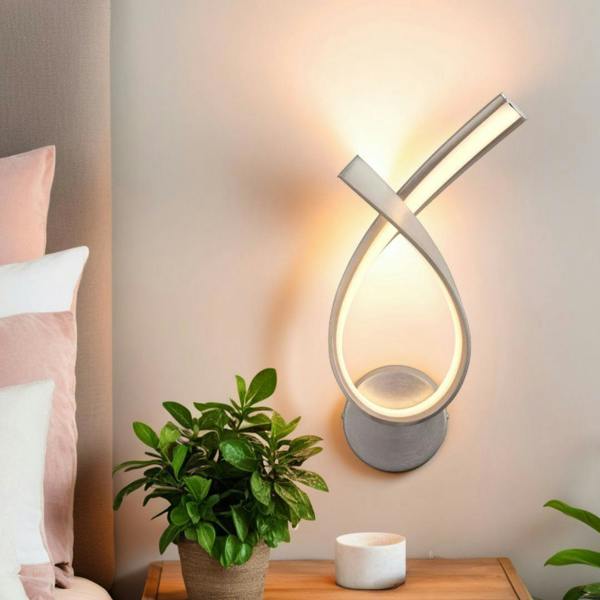Pagazzi Lighting Jetta Satin Nickel LED Wall Light