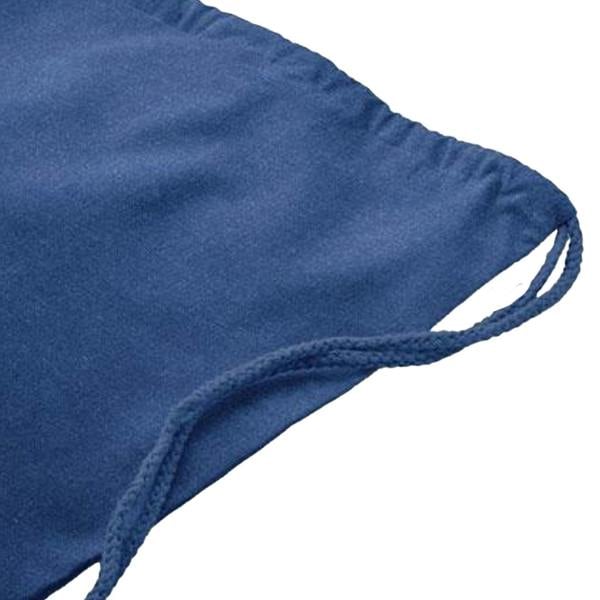 MidOcean Cabetri Colour Recycled Cotton Drawstring Bag - Stone Grey - 