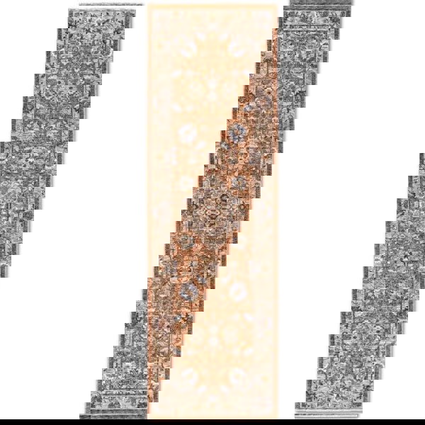 The Rugs Short-Pile Oriental Bordered Design Rug