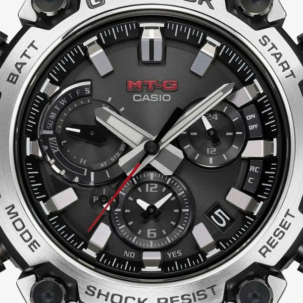 Casio G-Shock Silver & Black Chronograph Watch MTG-B3000D-1AER