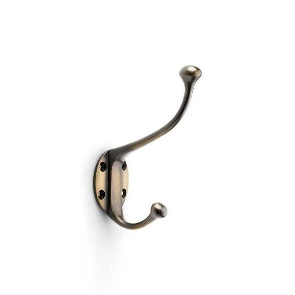 A&W Antique Bronze Traditional Hat and Coat Hook - AW772ABZ - Single Hook