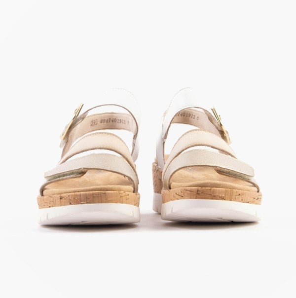 Remonte D2P50-80 Womens Sandals White Combination