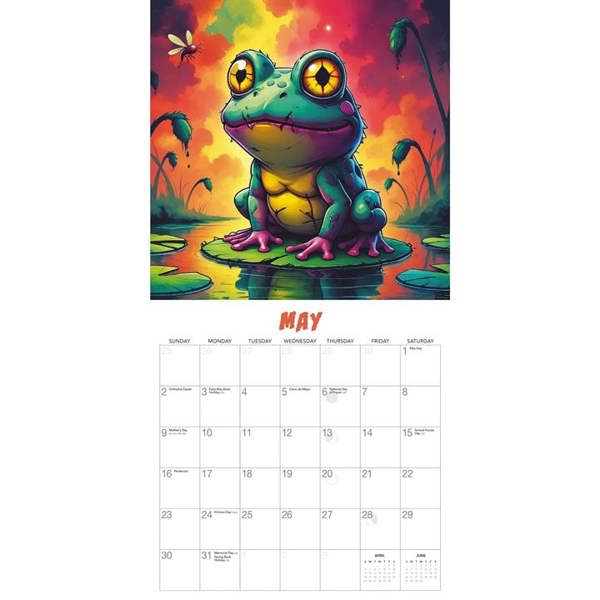 Kawaii Nightmares Calendar 2027, Wall Calendars, Month To View, Art, Gift