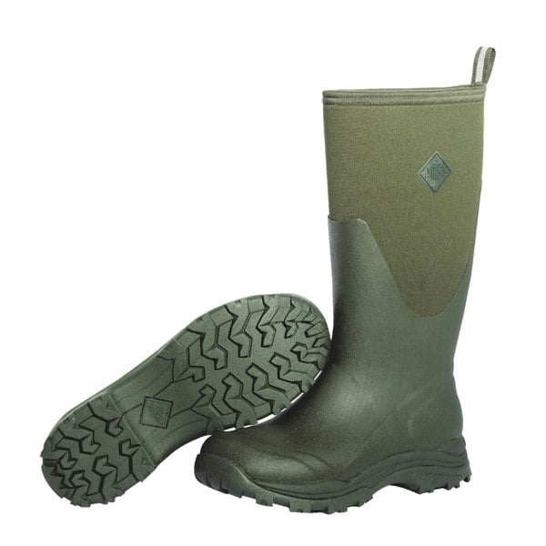 Muck Boots Outpost Tall Men's Wellington Boots in Moss