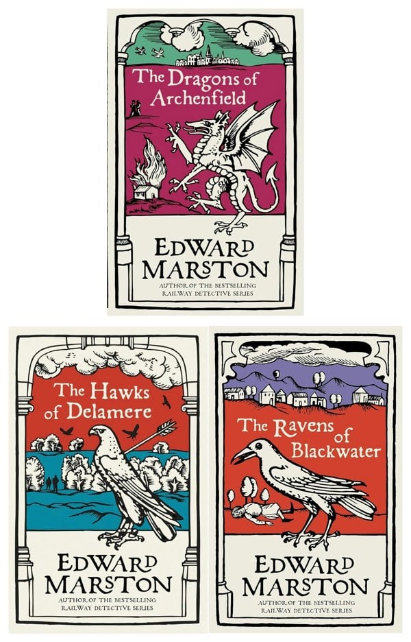 Edward Marston Domesday The Hawks of Delamere, The Ravens of Blackwater, The Dragons of Archenfield