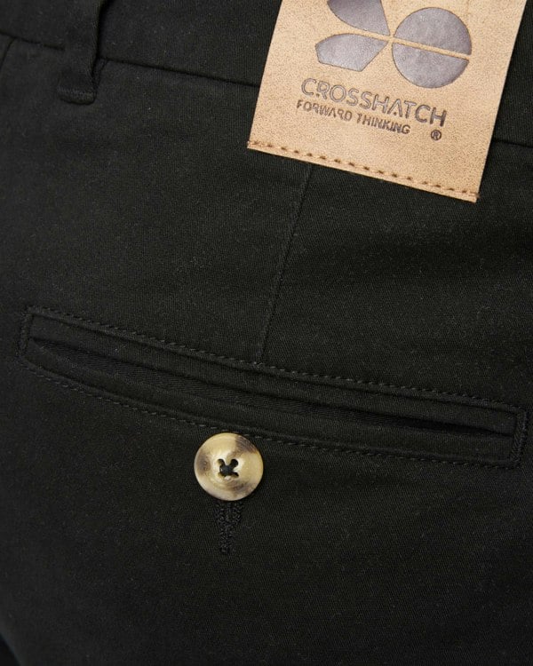 Crosshatch Roysden Chinos Black