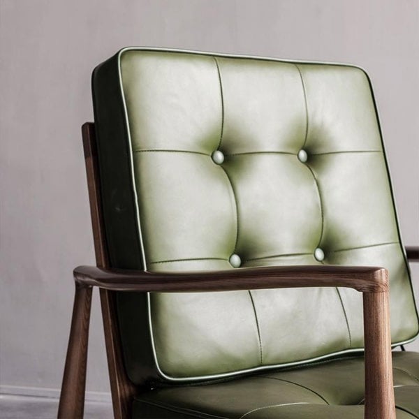 Hans CH32 Green Armchair, Solid Wood-Weilai Concept-Weilai Concept