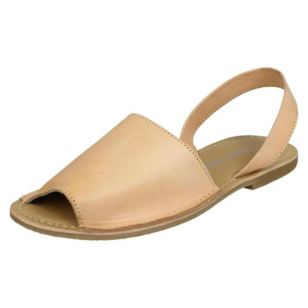 Leather Collection Ladies Leather Collection Slingback Mule Sandals