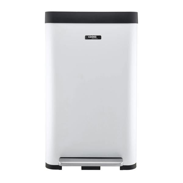 Cooks Professional XL Pedal Bin 65L | White