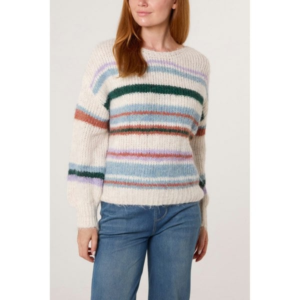 Blue Vanilla Striped Long Sleeve Jumper