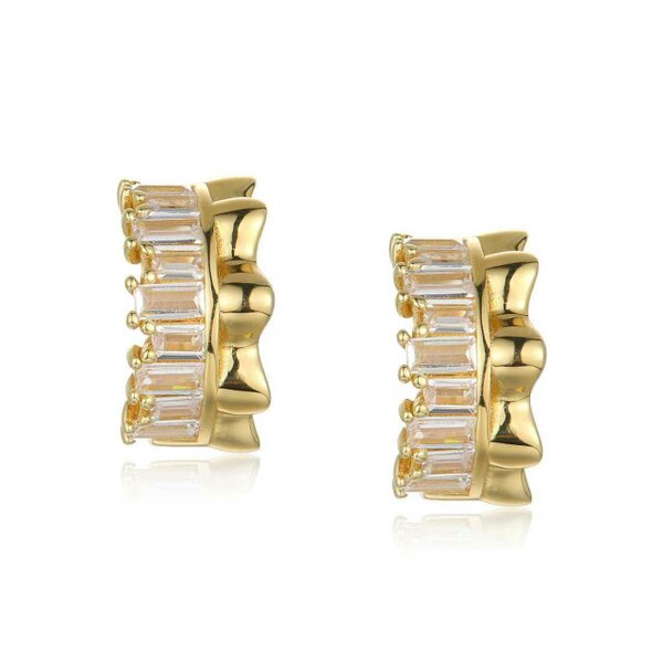 Lioness by TF Aurea Loop Earrings - 14K Gold Vermeil