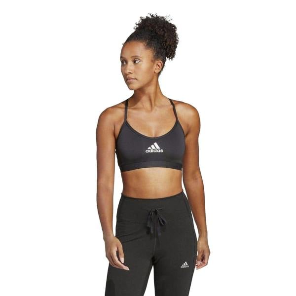Adidas Womens/Ladies Aeroreact Sports Bra - Black - 