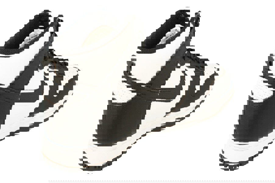 Nike Dunk Hi Retro Mens Trainers Dd1399 105 - White Black Total Orange 105 - Photo 2