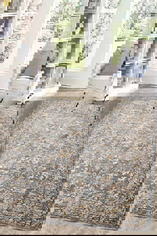 Raja Traditional Rug – Grey Vintage Elegance