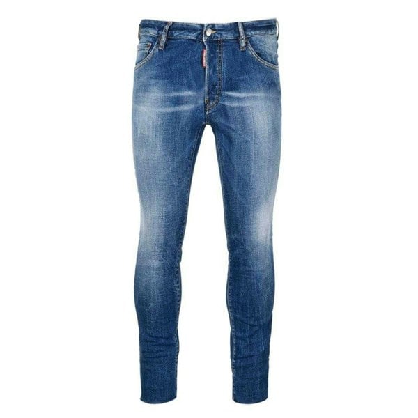 DSquared2 Mens Cool Guy Cropped Jeans - Blue