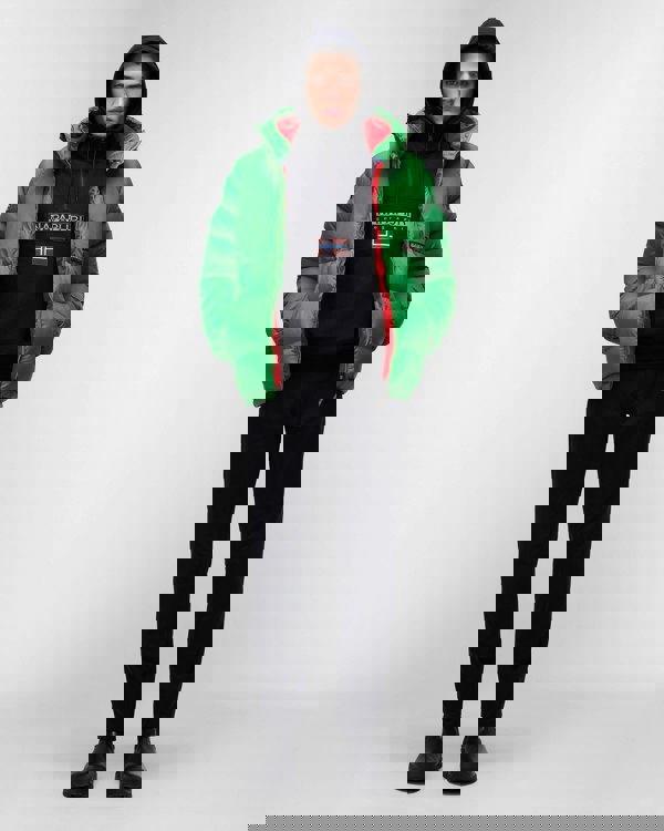 Napapijri Burgee 2.0 Mens Half Zip Hoodie - Black 041