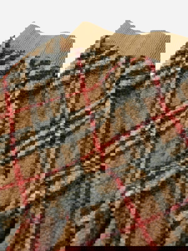 Burberry Kids Archive Check Fleece Joggers in Beige