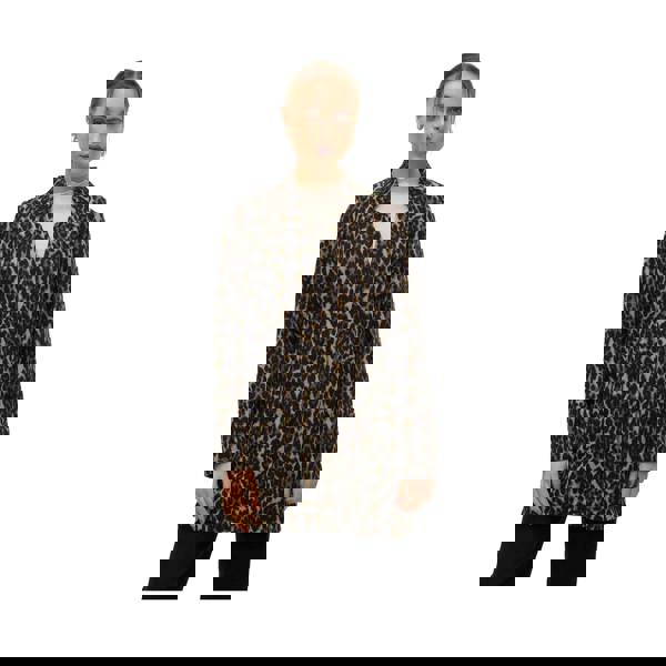 Vero Moda Womens/Ladies Katrine Leopard Print Brushed Jacket - Brown - 