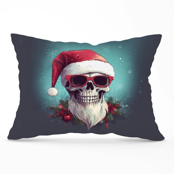 Warren Reed Santa Skull Splashart Cushions