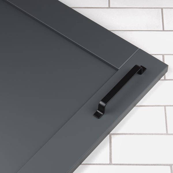 Handle & Home Matt Black Strap Handles