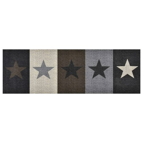 Berkfield Kitchen Carpet Washable Stars 60x300 cm