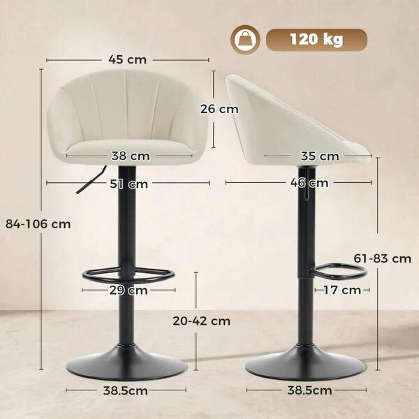 stool counter backs
