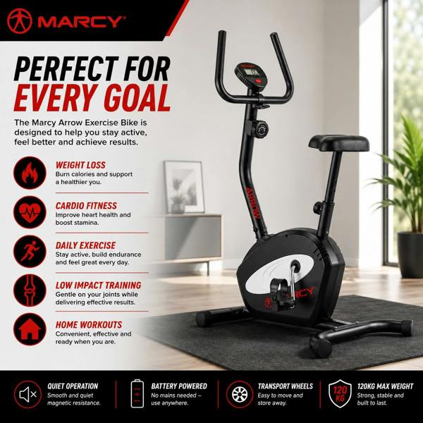 Marcy Arrow Compact Upright Bike - 7049