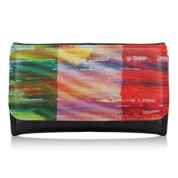 Benjamin Tate Design Italy Flag Maxi Purse