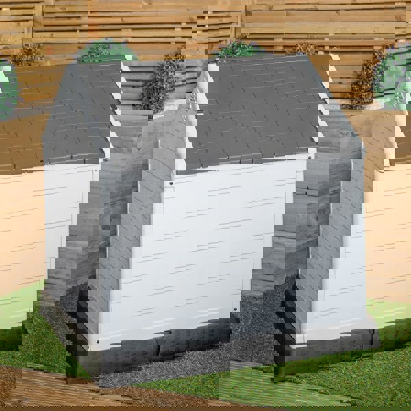 Samuel Alexander 82 x 76cm Samuel Alexander Small Outdoor Plastic Dog House with Raised Bed