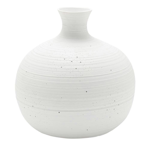 Hestia White Short Textured Table Lamp