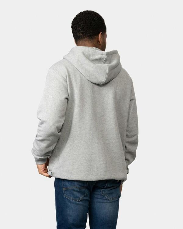 Fjällräven Fjallraven Logo Mens Hoodie - Grey-Melange 020-999