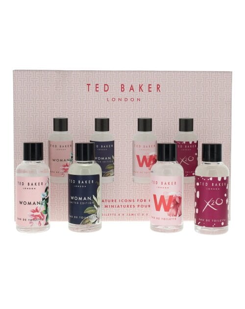 Ted Baker Icons Mini Gift Set For Women - 4 X 15ml EDT Spray