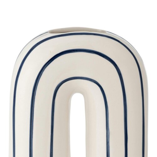 Love Frankie Blue Circles Statement Vase