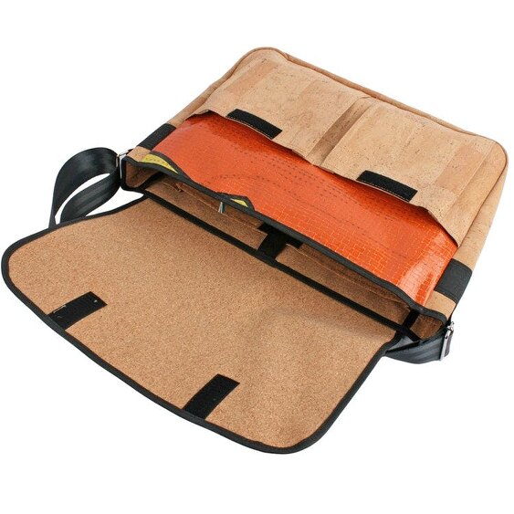 SVNX Upcycled Large Messenger Laptop Bag