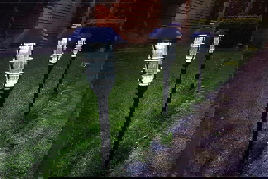 Luxform Solar Stake Led Light Le Mans 4Pk