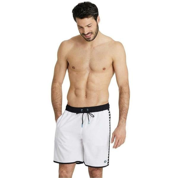 Arena Unisex Adult Team Swim Shorts - White/Black - 