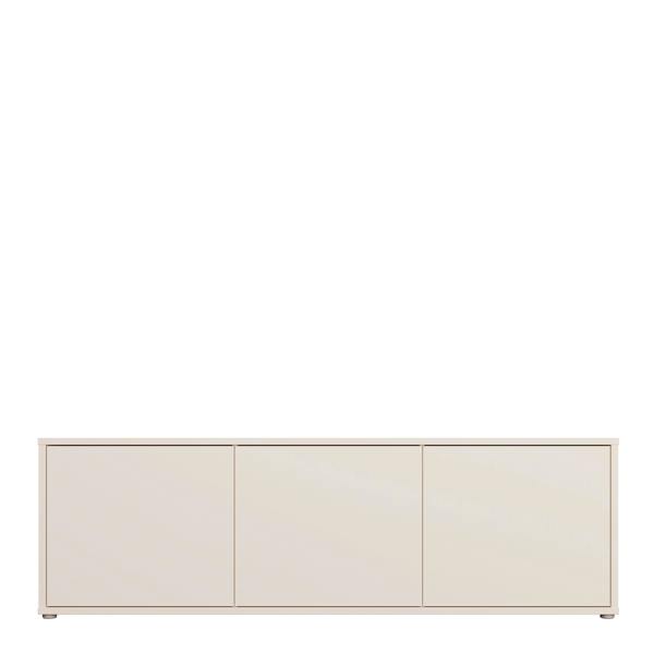 Furniture To Go Alice Springs Large TV Cabinet with 3 Doors Push-to-Open in Sand