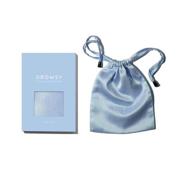 Drowsy Sleep Co Blue Belle Silk Carry Pouch